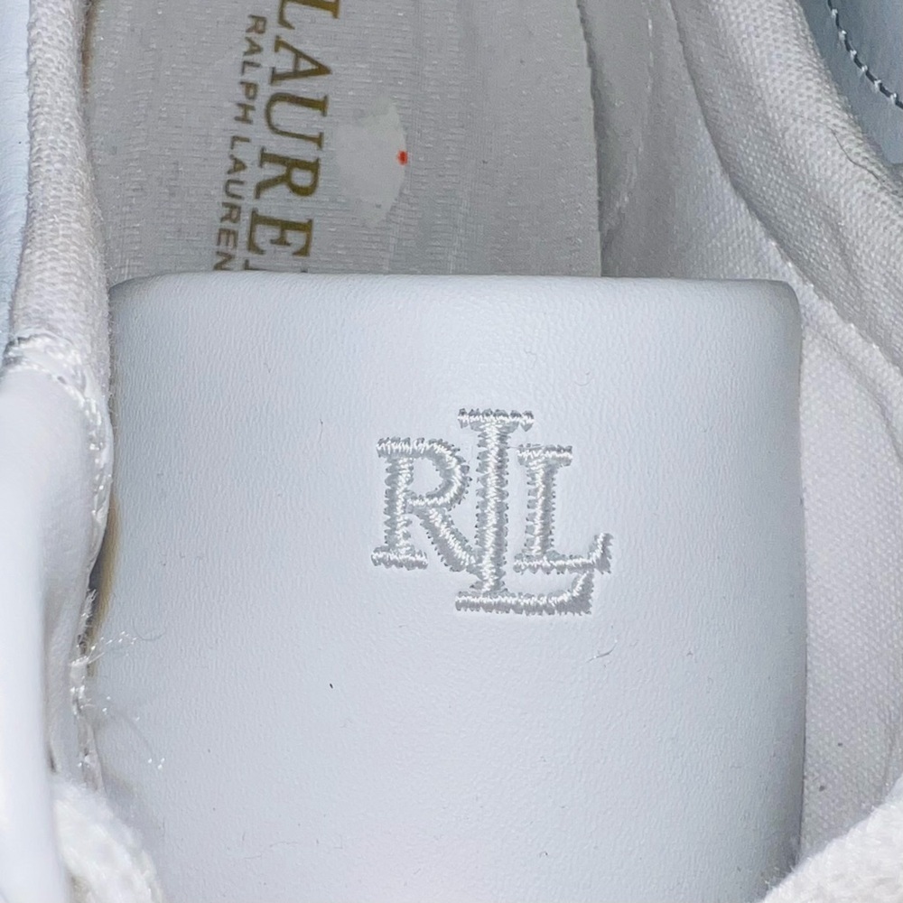 Lauren Ralph Lauren Angeline 4 Leather Sneakers - Picture 2 of 9
